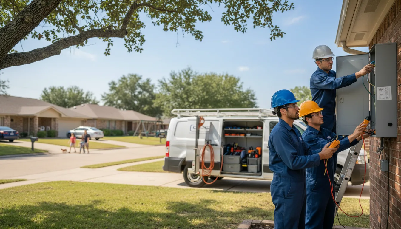 Certified electrician providing emergency electrical services in Smackover, AR